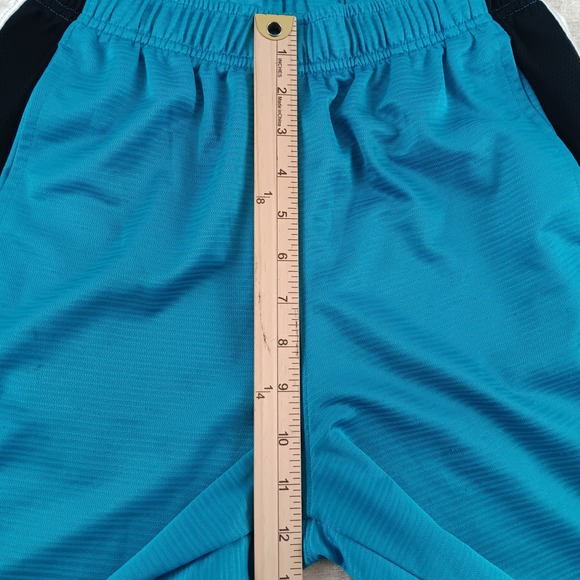 Nike Basketball Shorts Teal Black White Mens Size L Athletic Gym Workout - Picture 4 of 9